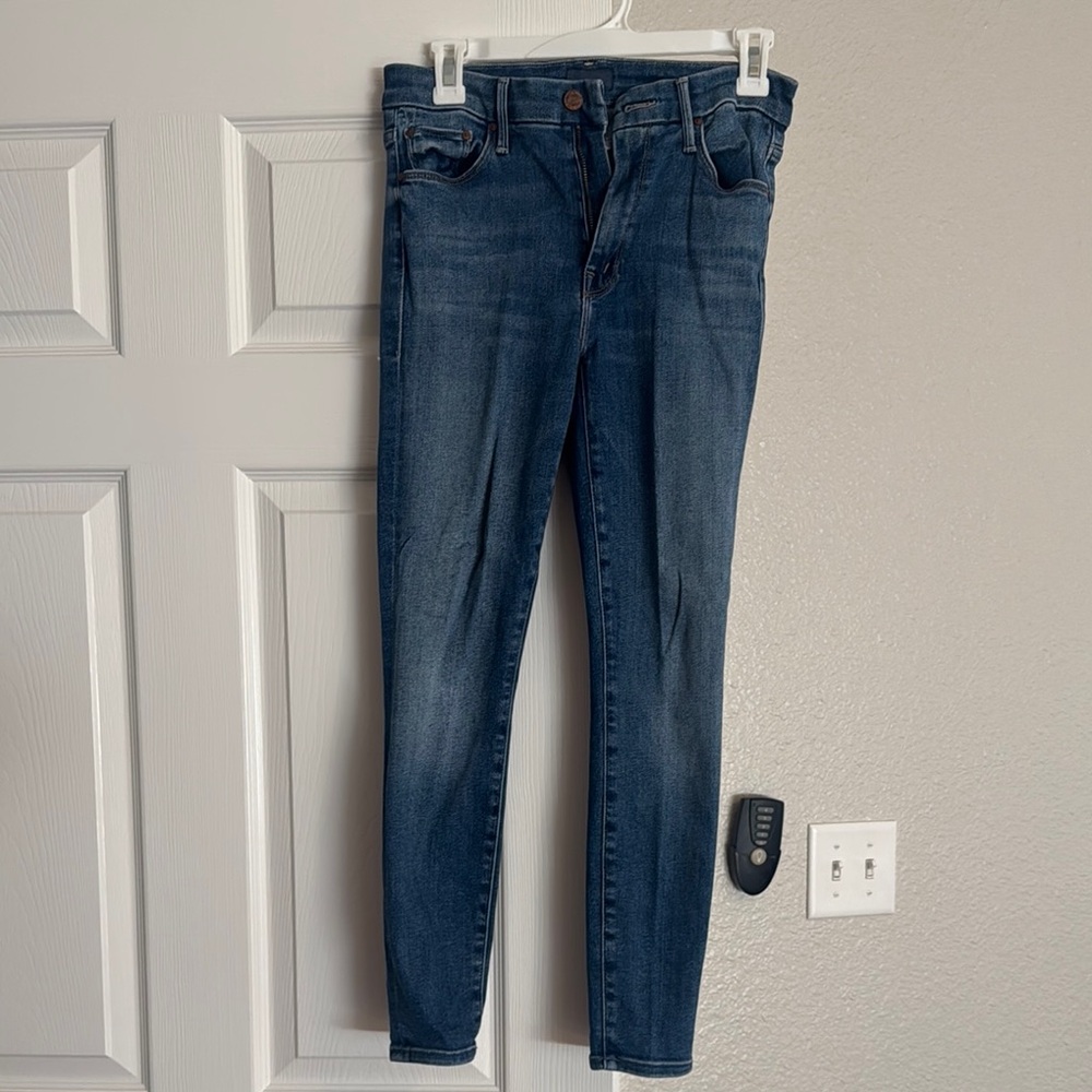 MOTHER denim. The looker crop jeans color let’s be friends